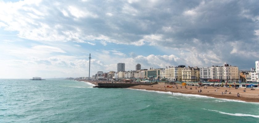 Image displaying Brighton's seaside