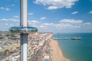 360 image of Brighton's seaside